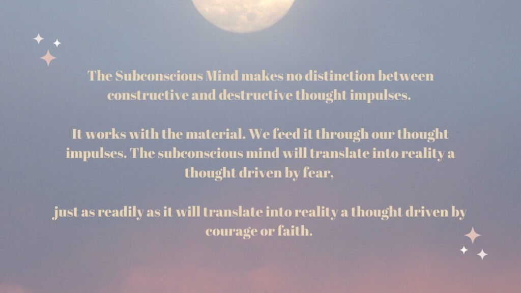 Inspirational Subconscious Mind Quotes  